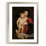 Baroque Art Madonna and Child Portrait - Classic Religious Art