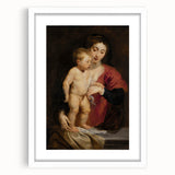 Baroque Art Madonna and Child Portrait - Classic Religious Art
