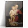 Baroque Art Madonna and Child Portrait - Classic Religious Art