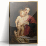 Baroque Art Madonna and Child Portrait - Classic Religious Art