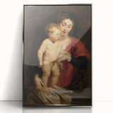 Baroque Art Madonna and Child Portrait - Classic Religious Art