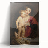 Baroque Art Madonna and Child Portrait - Classic Religious Art