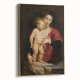 Baroque Art Madonna and Child Portrait - Classic Religious Art