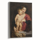 Baroque Art Madonna and Child Portrait - Classic Religious Art