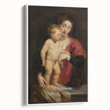 Baroque Art Madonna and Child Portrait - Classic Religious Art