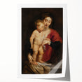 Baroque Art Madonna and Child Portrait - Classic Religious Art