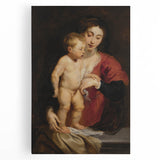 Baroque Art Madonna and Child Portrait - Classic Religious Art
