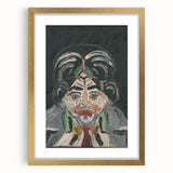 Expressionist Art - Abstract Head Portrait in Vibrant Modern Style