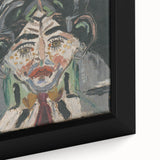 Expressionist Art - Abstract Head Portrait in Vibrant Modern Style