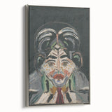 Expressionist Art - Abstract Head Portrait in Vibrant Modern Style