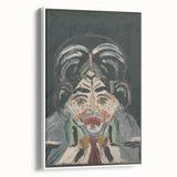 Expressionist Art - Abstract Head Portrait in Vibrant Modern Style