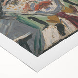 Expressionist Art - Abstract Head Portrait in Vibrant Modern Style