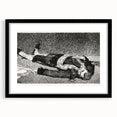 Édouard Manet's Dead Toreador - Dramatic Black and White Art Print