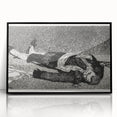 Édouard Manet's Dead Toreador - Dramatic Black and White Art Print