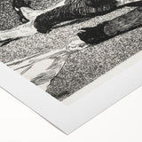 Édouard Manet's Dead Toreador - Dramatic Black and White Art Print