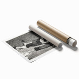 Édouard Manet's Dead Toreador - Dramatic Black and White Art Print