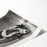 Édouard Manet's Dead Toreador - Dramatic Black and White Art Print