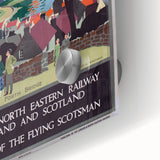 Vintage Scotland Travel Poster - Forth Bridge & Flying Scotsman