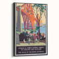 Vintage Scotland Travel Poster - Forth Bridge & Flying Scotsman