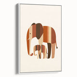 Boys Room Wall Art – Safari Elephant Duo