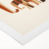 Boys Room Wall Art – Safari Elephant Duo