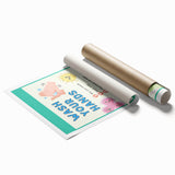 Classroom Educational Posters - Wash Your Hands Learning Art