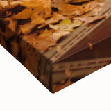 Large art featuring a black and white landscape painting on stretched canvas, ideal for bedroom wall decor.