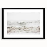 Extra large abstract art print featuring textured, colorful swirls on a black framed canvas, ideal for living room decor.