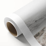 Art deco poster featuring a summer scene on rolled canvas, with soft pastel colors, suitable for nursery wall art.