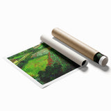 Extra large rolled canvas print featuring a floral art design in vibrant colors, ideal for classy bathroom wall art.