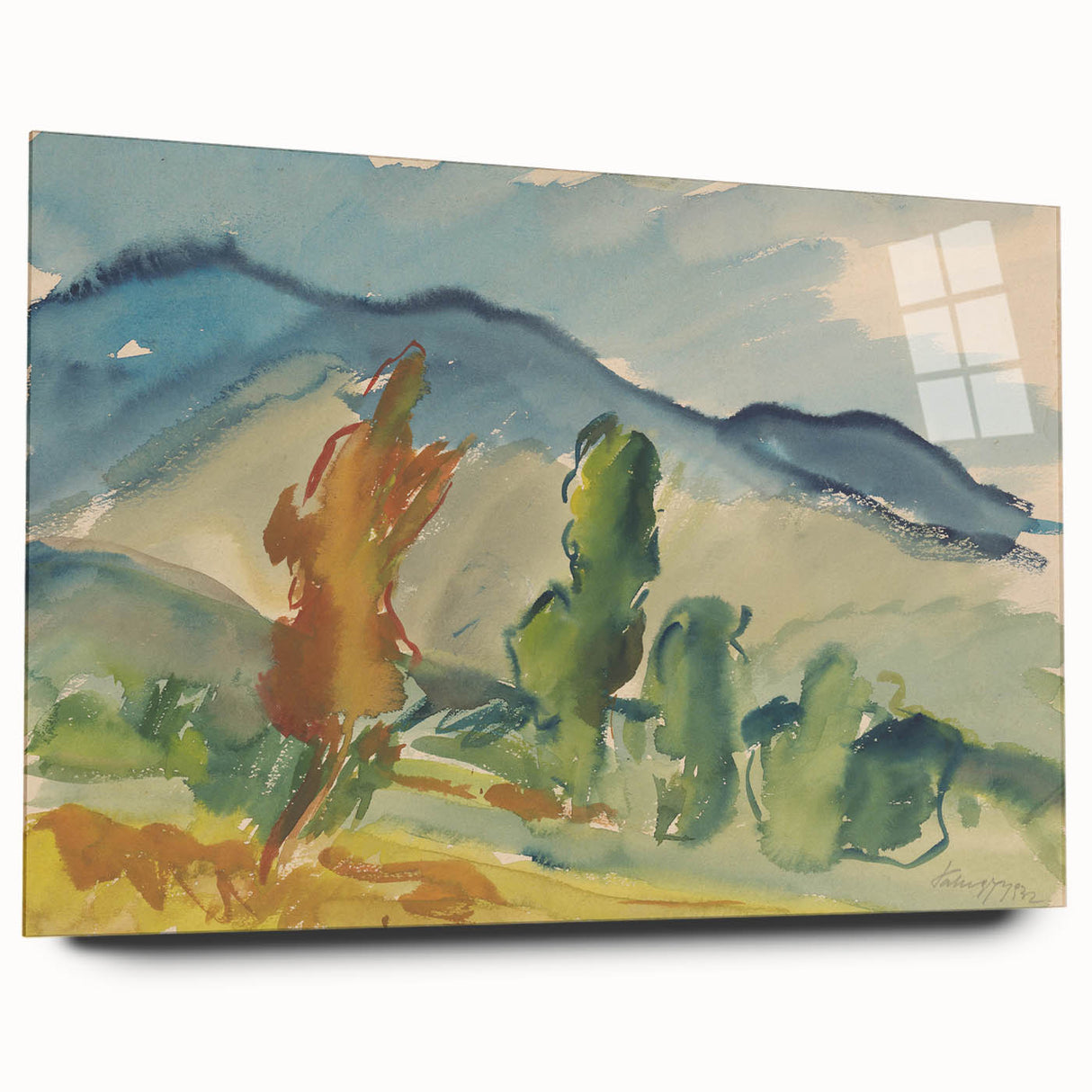 Modern Abstract Wall Art – Contemporary Landscape Art Print
