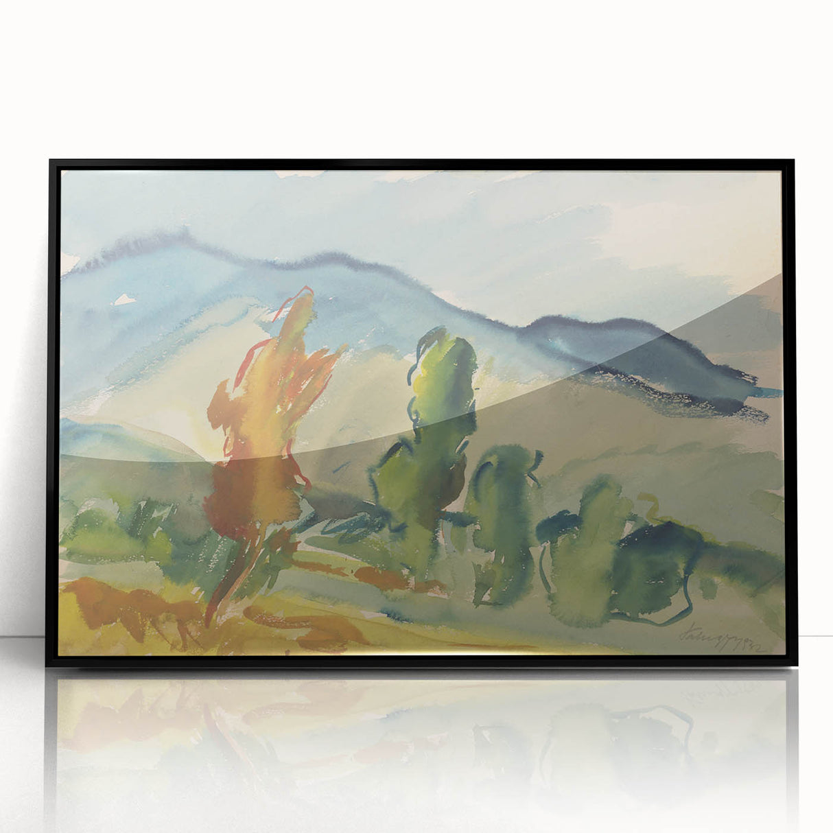 Modern Abstract Wall Art – Contemporary Landscape Art Print