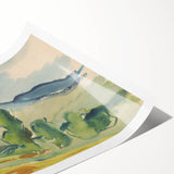 Modern Abstract Wall Art – Contemporary Landscape Art Print