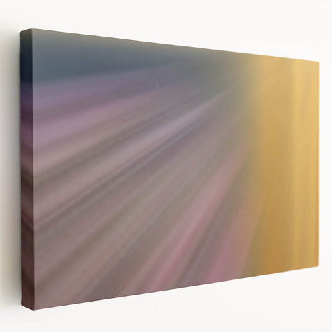 Radiant Light Beam Abstract Wall Art – Pastel Motion Photography