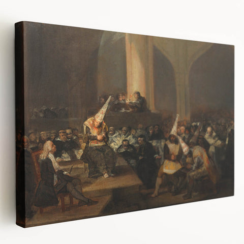 Romanticism Art: "Auto de Fé" by Francisco Goya