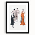 Elegant Art Deco Wall Art – Stylish 1920s Fashion Illustration