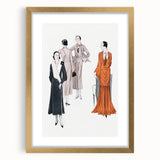 Elegant Art Deco Wall Art – Stylish 1920s Fashion Illustration