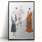 Elegant Art Deco Wall Art – Stylish 1920s Fashion Illustration