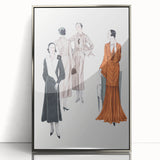Elegant Art Deco Wall Art – Stylish 1920s Fashion Illustration
