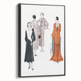 Elegant Art Deco Wall Art – Stylish 1920s Fashion Illustration