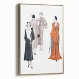 Elegant Art Deco Wall Art – Stylish 1920s Fashion Illustration