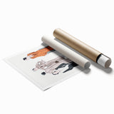 Elegant Art Deco Wall Art – Stylish 1920s Fashion Illustration