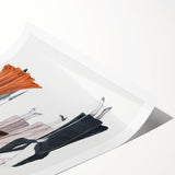 Elegant Art Deco Wall Art – Stylish 1920s Fashion Illustration