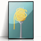 Large abstract wall art featuring geometric shapes in black and white, framed in black acrylic.