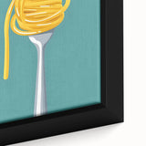 Close-up of extra large black wall art on canvas featuring colorful, textured abstract design, ideal for living room decor.