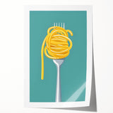 Rolled print featuring a floral design in soft pastel shades, ideal for art wall dining room or bathroom decor.