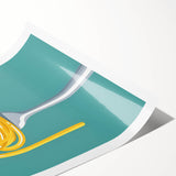 Extra large wall art featuring line art flowers in black on white, rolled print format, suitable for large living room decor.