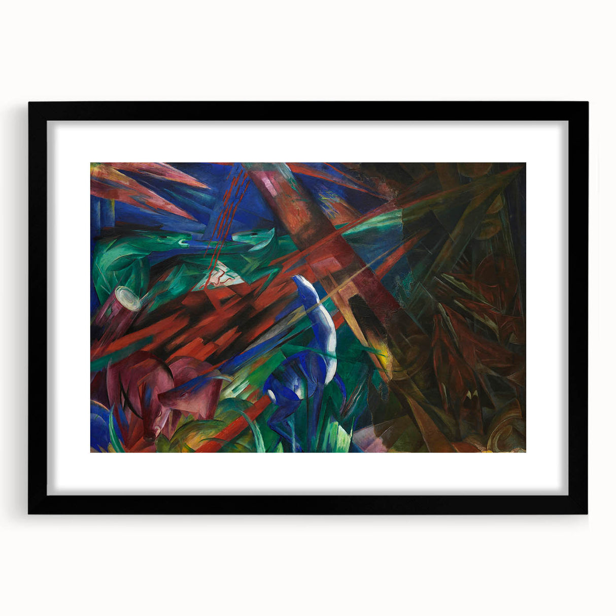 Dynamic Expressionist Art – Modern Abstract Animal Canvas Print