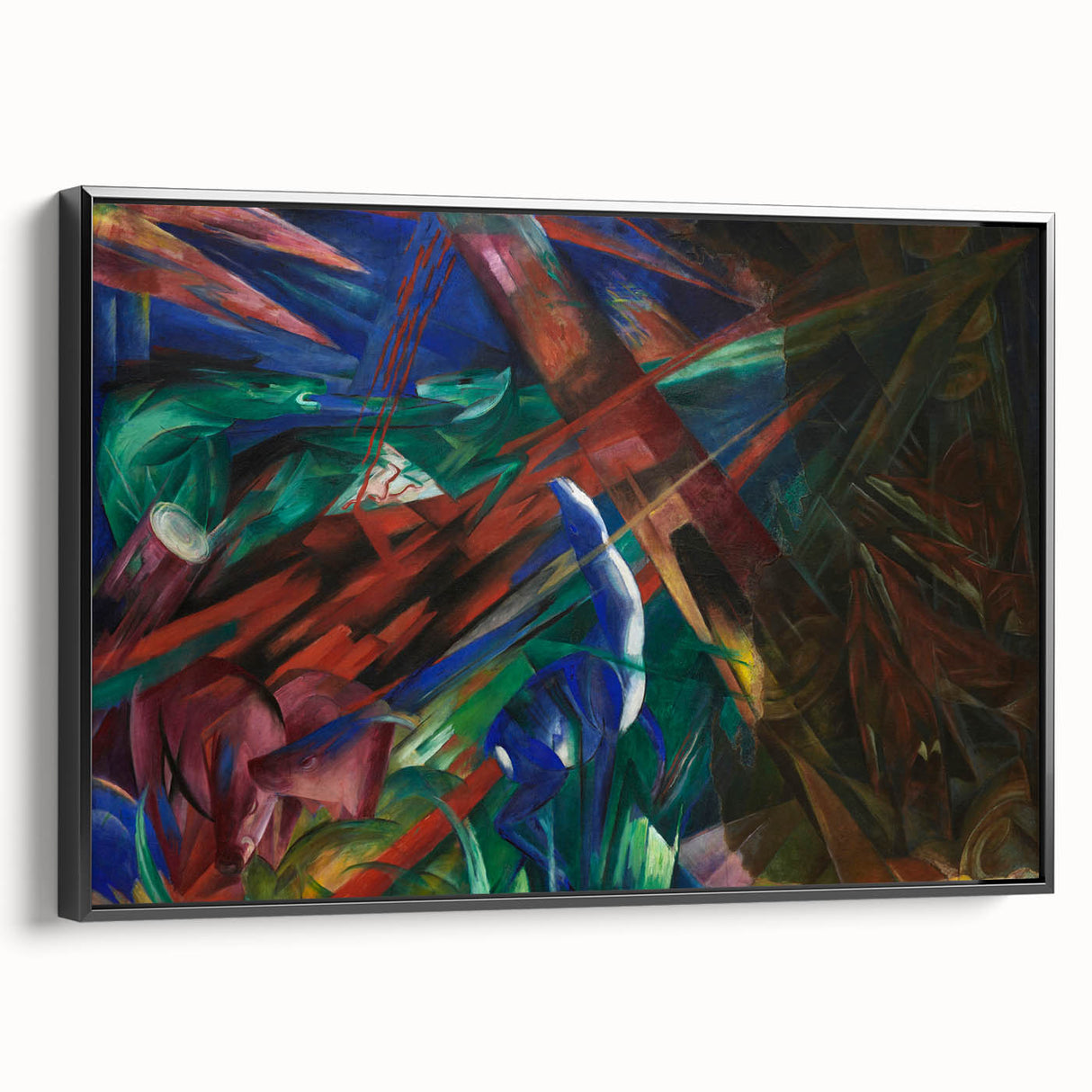 Dynamic Expressionist Art – Modern Abstract Animal Canvas Print