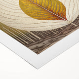 Rolled canvas wall art showcasing a vibrant floral and botanical design with intricate details, perfect for home decor, packaged securely in a protective tube.